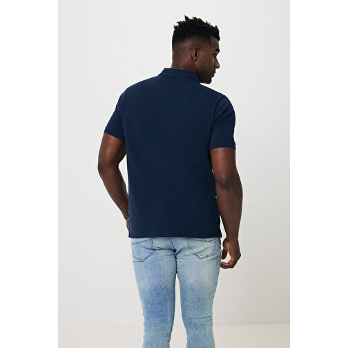 Iqoniq Yosemite Piqué-Poloshirt Aus Recycelter Baumwolle , navy blau, 50% recycelte und 50% biologische Baumwolle, 4XL, 81,50cm x 0,50cm (Länge x Höhe), Bild 19