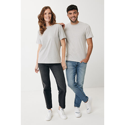 Iqoniq Sierra Lightweight T-Shirt Aus Recycelter Baumwolle , ungefärbte helles Grau, 30% recycelte und 70% biologische Baumwolle, XXXL, 81,00cm x 1,00cm (Länge x Höhe), Bild 3