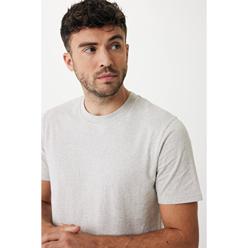 Iqoniq Sierra Lightweight T-Shirt Aus Recycelter Baumwolle , ungefärbte helles Grau, 30% recycelte und 70% biologische Baumwolle, XS, 65,00cm x 1,00cm (Länge x Höhe), Bild 12