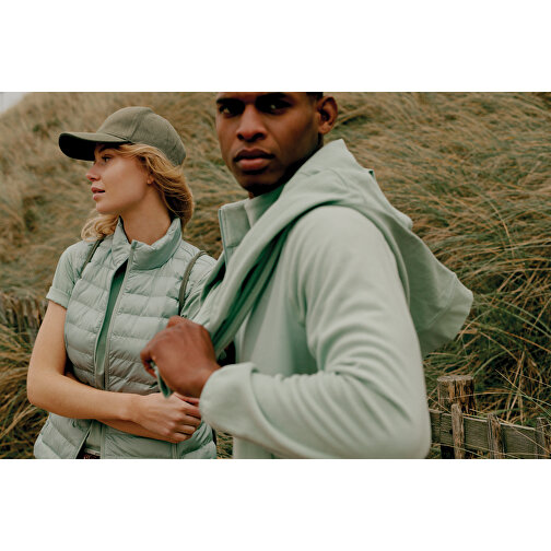 Iqoniq Meru Damen Bodywarmer Aus Recyceltem Polyester , Iceberg green, 100% recyceltes Polyester, XS, 58,00cm x 0,50cm (Länge x Höhe), Bild 14