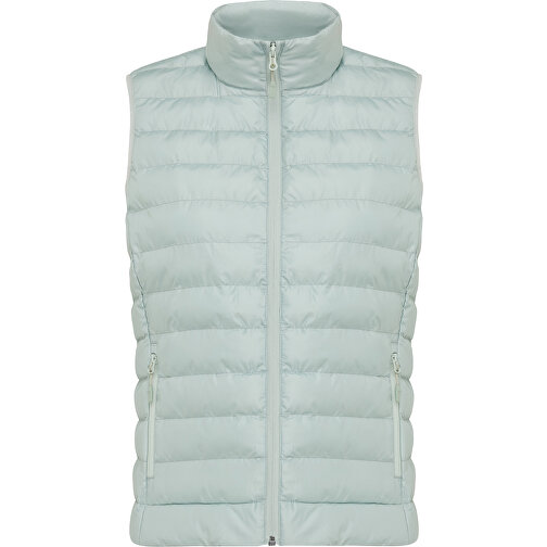 Iqoniq Meru Damen Bodywarmer Aus Recyceltem Polyester , Iceberg green, 100% recyceltes Polyester, L, 64,00cm x 0,50cm (Länge x Höhe), Bild 1