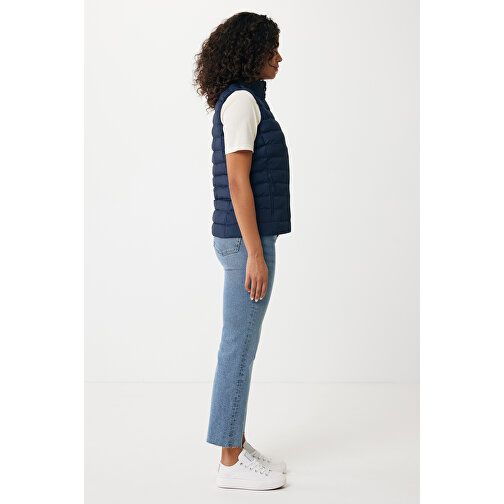 Iqoniq Meru Damen Bodywarmer Aus Recyceltem Polyester , navy blau, 100% recyceltes Polyester, XXL, 68,00cm x 0,50cm (Länge x Höhe), Bild 6