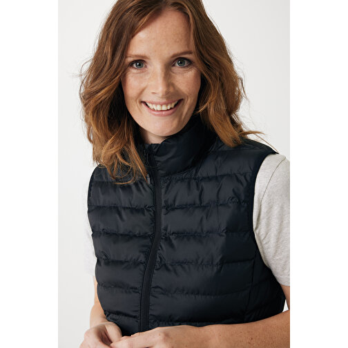 Iqoniq Meru Damen Bodywarmer Aus Recyceltem Polyester , schwarz, 100% recyceltes Polyester, M, 62,00cm x 0,50cm (Länge x Höhe), Bild 9