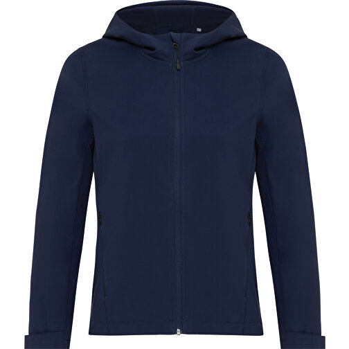 Iqoniq Makalu Damen Softshelljacke Aus Recyceltem Polyester , navy blau, 91% recyceltes Polyester, 7% recyceltes TPU, 2% Elastan, XXS, 56,00cm x 2,50cm (Länge x Höhe), Bild 1