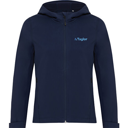 Iqoniq Makalu Damen Softshelljacke Aus Recyceltem Polyester , navy blau, 91% recyceltes Polyester, 7% recyceltes TPU, 2% Elastan, XXL, 72,00cm x 3,00cm (Länge x Höhe), Bild 15