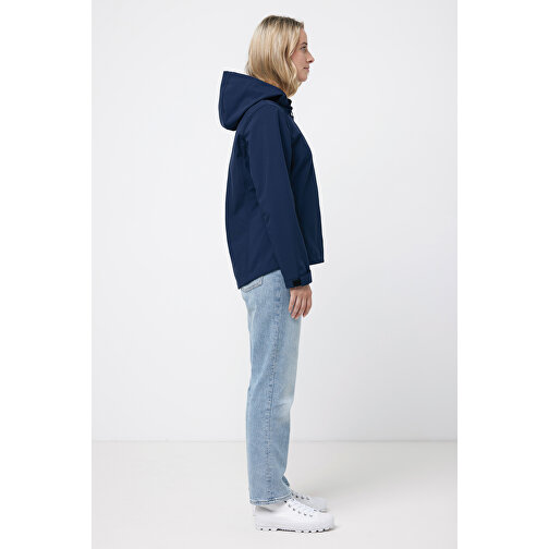 Iqoniq Makalu Damen Softshelljacke Aus Recyceltem Polyester , navy blau, 91% recyceltes Polyester, 7% recyceltes TPU, 2% Elastan, XS, 62,00cm x 2,50cm (Länge x Höhe), Bild 10