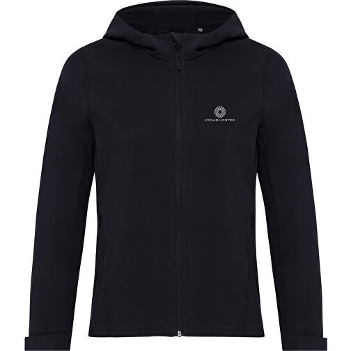 Iqoniq Makalu Damen Softshelljacke Aus Recyceltem Polyester , schwarz, 91% recyceltes Polyester, 7% recyceltes TPU, 2% Elastan, M, 66,00cm x 2,50cm (Länge x Höhe), Bild 11