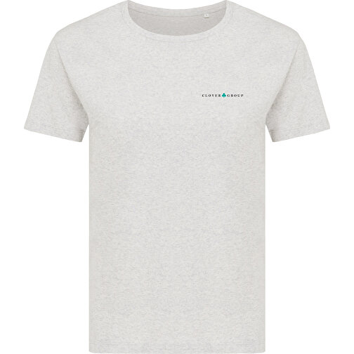 Iqoniq Yala Damen T-Shirt Aus Recycelter Baumwolle , ungefärbte helles Grau, 30% recycelte und 70% biologische Baumwolle, XXS, 59,00cm x 0,50cm (Länge x Höhe), Bild 3