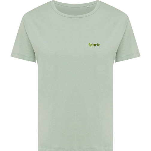 Iqoniq Yala Damen T-Shirt Aus Recycelter Baumwolle , Iceberg green, 30% recycelte und 70% biologische Baumwolle, XXS, 59,00cm x 0,50cm (Länge x Höhe), Bild 4