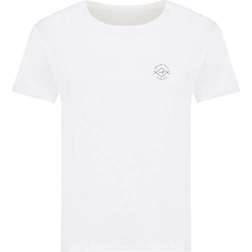 Iqoniq Yala Damen T-Shirt Aus Recycelter Baumwolle , weiß, 30% recycelte und 70% biologische Baumwolle, XXL, 73,00cm x 1,00cm (Länge x Höhe), Bild 3