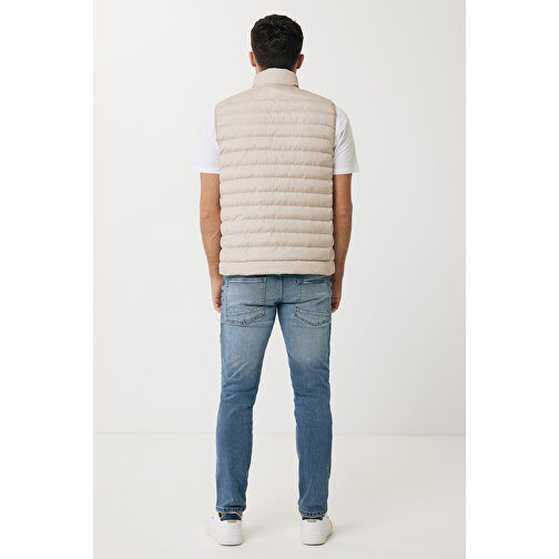 Iqoniq Meru Herren Bodywarmer Aus Recyceltem Polyester , beige, 100% recyceltes Polyester, XXXL, 77,00cm x 0,50cm (Länge x Höhe), Bild 6