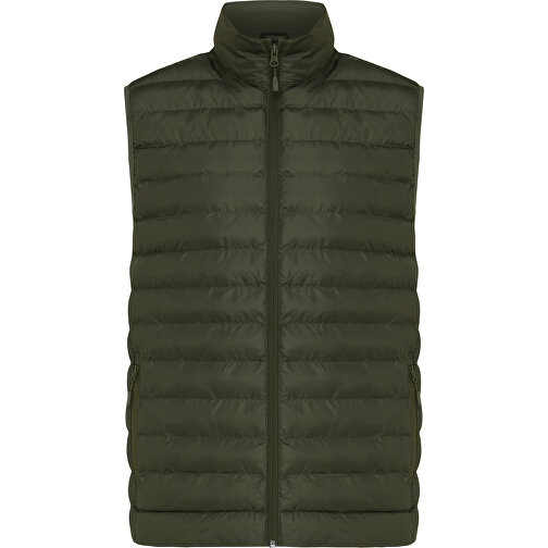 Iqoniq Meru Herren Bodywarmer Aus Recyceltem Polyester , khaki, 100% recyceltes Polyester, XXXL, 77,00cm x 0,50cm (Länge x Höhe), Bild 1