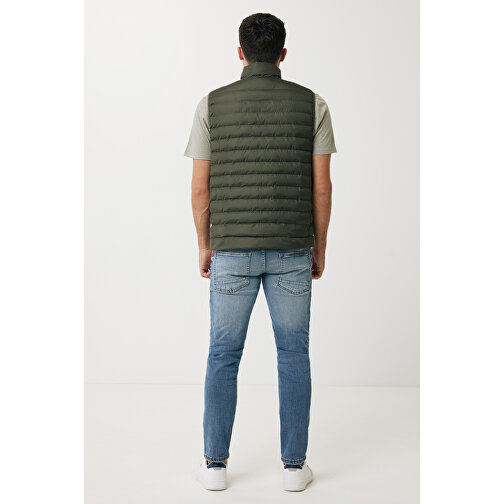 Iqoniq Meru Herren Bodywarmer Aus Recyceltem Polyester , khaki, 100% recyceltes Polyester, XXXL, 77,00cm x 0,50cm (Länge x Höhe), Bild 4