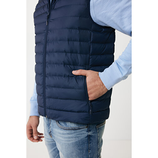 Iqoniq Meru Herren Bodywarmer Aus Recyceltem Polyester , navy blau, 100% recyceltes Polyester, XXXL, 77,00cm x 0,50cm (Länge x Höhe), Bild 13