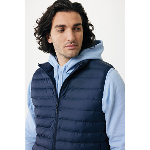 Iqoniq Meru Herren Bodywarmer Aus Recyceltem Polyester , navy blau, 100% recyceltes Polyester, XXL, 75,00cm x 0,50cm (Länge x Höhe), Bild 11