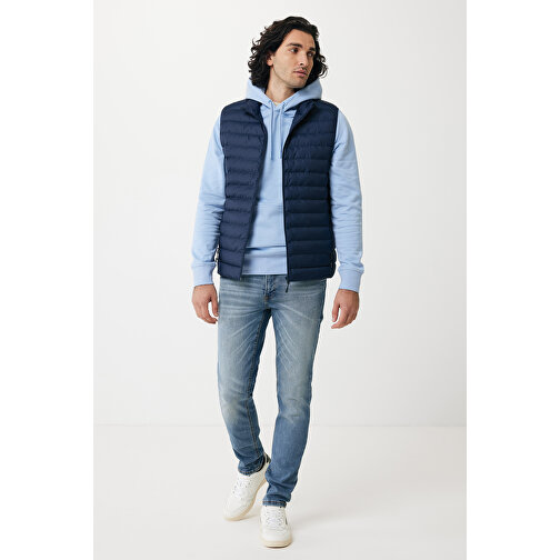 Iqoniq Meru Herren Bodywarmer Aus Recyceltem Polyester , navy blau, 100% recyceltes Polyester, XXL, 75,00cm x 0,50cm (Länge x Höhe), Bild 5