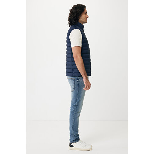 Iqoniq Meru Herren Bodywarmer Aus Recyceltem Polyester , navy blau, 100% recyceltes Polyester, XXL, 75,00cm x 0,50cm (Länge x Höhe), Bild 8