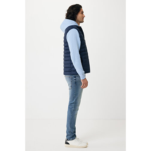 Iqoniq Meru Herren Bodywarmer Aus Recyceltem Polyester , navy blau, 100% recyceltes Polyester, XXL, 75,00cm x 0,50cm (Länge x Höhe), Bild 9