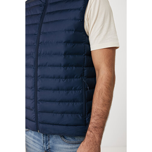 Iqoniq Meru Herren Bodywarmer Aus Recyceltem Polyester , navy blau, 100% recyceltes Polyester, 5XL, 80,00cm x 0,50cm (Länge x Höhe), Bild 12