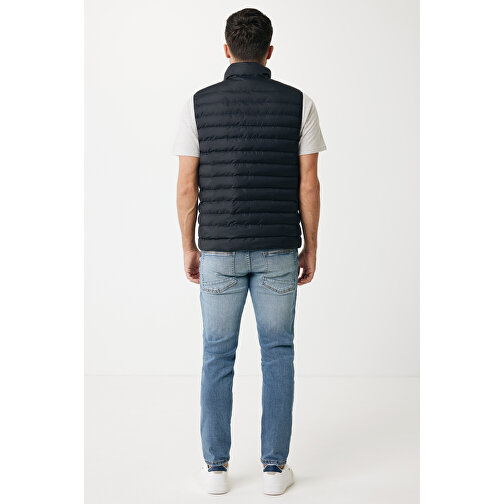 Iqoniq Meru Herren Bodywarmer Aus Recyceltem Polyester , schwarz, 100% recyceltes Polyester, XXXL, 77,00cm x 0,50cm (Länge x Höhe), Bild 5