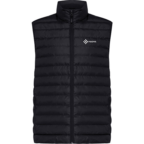 Iqoniq Meru Herren Bodywarmer Aus Recyceltem Polyester , schwarz, 100% recyceltes Polyester, XXL, 75,00cm x 0,50cm (Länge x Höhe), Bild 9