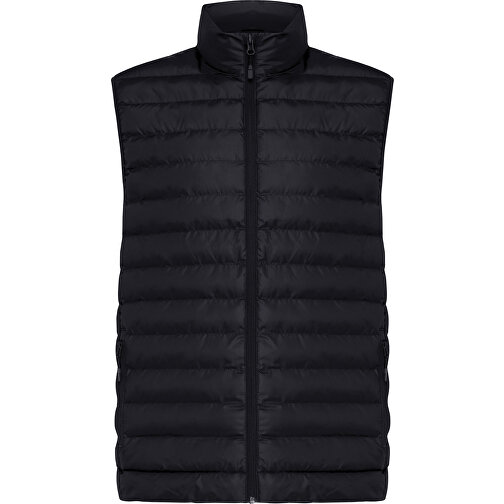 Iqoniq Meru Herren Bodywarmer Aus Recyceltem Polyester , schwarz, 100% recyceltes Polyester, XL, 73,00cm x 0,50cm (Länge x Höhe), Bild 1