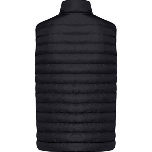 Iqoniq Meru Herren Bodywarmer Aus Recyceltem Polyester , schwarz, 100% recyceltes Polyester, 4XL, 79,00cm x 0,50cm (Länge x Höhe), Bild 2