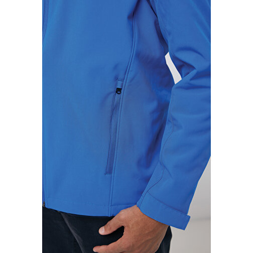 Iqoniq Makalu Herren Softshelljacke Aus Recyceltem Polyester , Königsblau, 91% recyceltes Polyester, 7% recyceltes TPU, 2% Elastan, L, 73,00cm x 3,00cm (Länge x Höhe), Bild 8