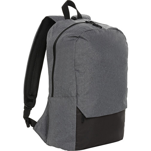 Kazu AWARE™ 15,6' RPET Laptop-Rucksack , grau, PET - recycelt, 28,00cm x 46,80cm (Länge x Höhe), Bild 1