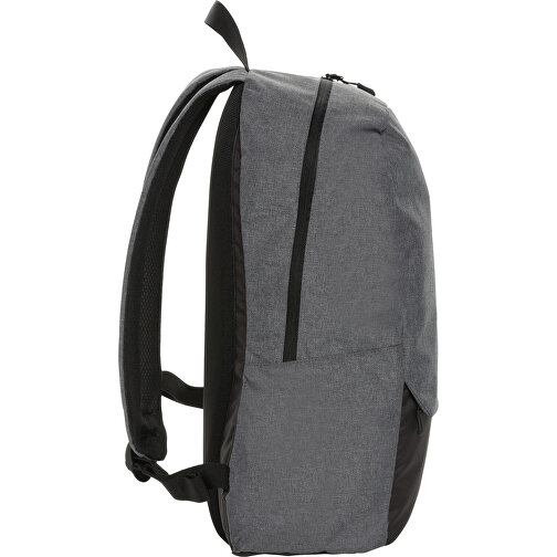 Kazu AWARE™ 15,6' RPET Laptop-Rucksack , grau, PET - recycelt, 28,00cm x 46,80cm (Länge x Höhe), Bild 4