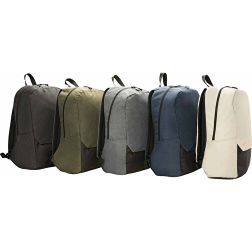 Kazu AWARE™ 15,6' RPET Laptop-Rucksack , grau, PET - recycelt, 28,00cm x 46,80cm (Länge x Höhe), Bild 7