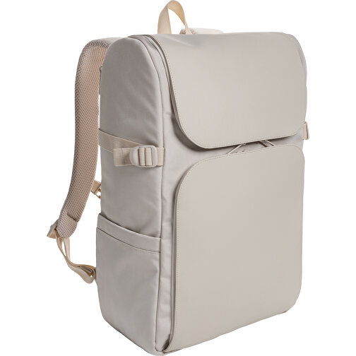 Pascal AWARE™ RPET Deluxe Weekend Rucksack , beige, PET - recycelt, 29,50cm x 50,00cm (Länge x Höhe), Bild 1