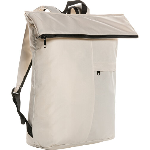 Dillon AWARE™ RPET Faltbarer Lightweight-Rucksack , off white, PET - recycelt, 30,00cm x 46,00cm (Länge x Höhe), Bild 1