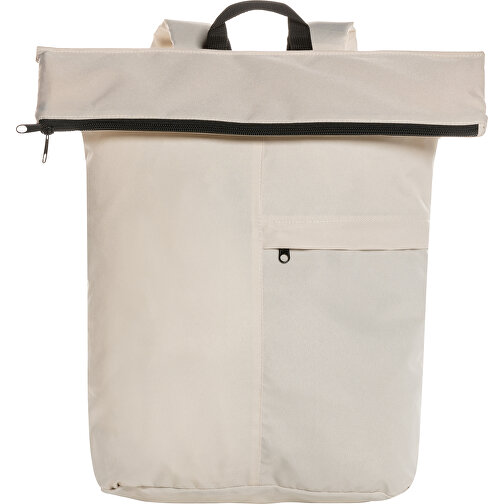 Dillon AWARE™ RPET Faltbarer Lightweight-Rucksack , off white, PET - recycelt, 30,00cm x 46,00cm (Länge x Höhe), Bild 2