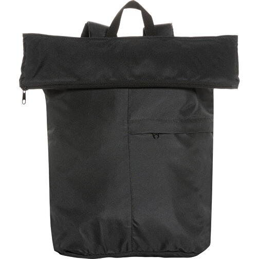 Dillon AWARE™ RPET Faltbarer Lightweight-Rucksack , schwarz, PET - recycelt, 30,00cm x 46,00cm (Länge x Höhe), Bild 2