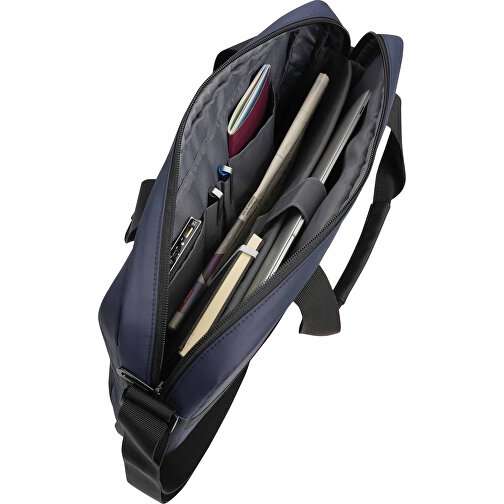 Armond AWARE™ RPET 15.6' Laptop-Tasche , navy blau, PET - recycelt, 40,00cm x 28,00cm (Länge x Höhe), Bild 5