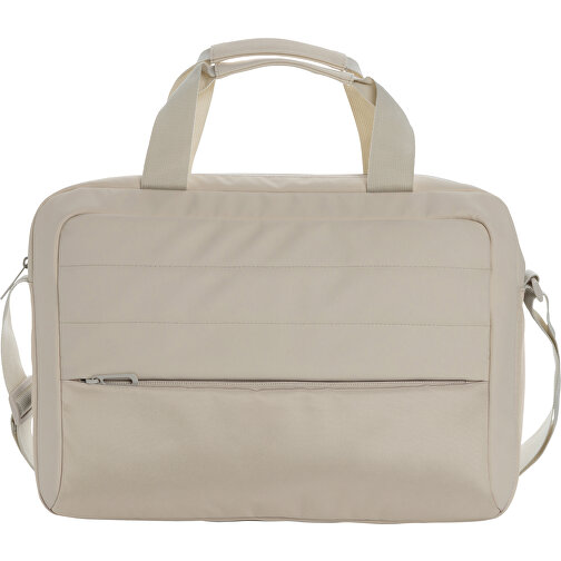 Armond AWARE™ RPET 15.6' Laptop-Tasche , beige, PET - recycelt, 40,00cm x 28,00cm (Länge x Höhe), Bild 2