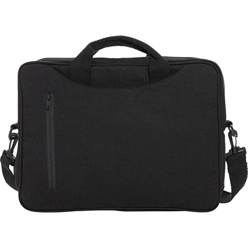 Laluka AWARE™ 15.4' Laptop-Tasche Aus Recycelter Baumwolle , schwarz, Baumwolle - recycelt, 39,00cm x 5,00cm (Länge x Höhe), Bild 2