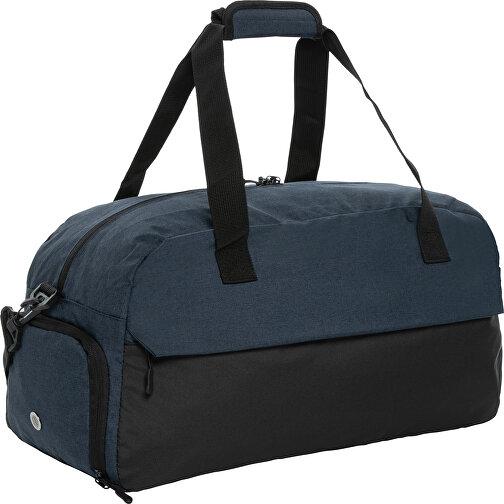 Kazu AWARE™ RPET Weekend-Duffel-Bag , blau, PET - recycelt, 50,50cm x 25,50cm (Länge x Höhe), Bild 1