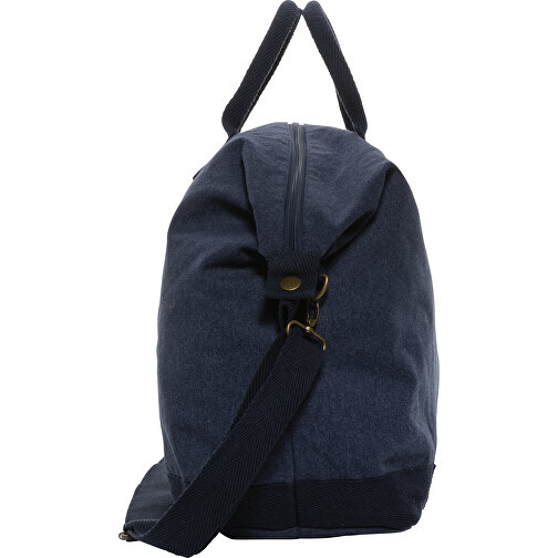 Kezar AWARE™ 500g/m² Wochenendtasche Aus Recyceltem Canvas , navy blau, Canvas - recycelt, 64,00cm x 40,00cm (Länge x Höhe), Bild 5