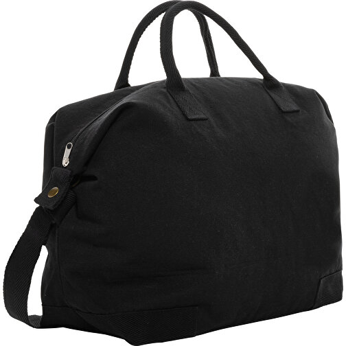 Kezar AWARE™ 500g/m² Wochenendtasche Aus Recyceltem Canvas , schwarz, Canvas - recycelt, 64,00cm x 40,00cm (Länge x Höhe), Bild 1