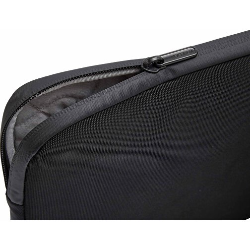 XD Design 14' Laptop Sleeve, Schwarz , schwarz, PET - recycelt, 34,50cm x 24,00cm x 2,50cm (Länge x Höhe x Breite), Bild 10