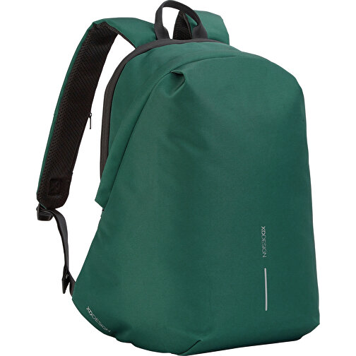 Bobby Soft, Anti-Diebstahl-Rucksack , grün, PET - recycelt, 30,00cm x 45,00cm (Länge x Höhe), Bild 1