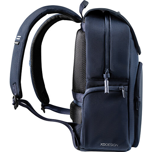 Soft Daypack , navy blau, PET - recycelt, 32,00cm x 41,50cm (Länge x Höhe), Bild 4