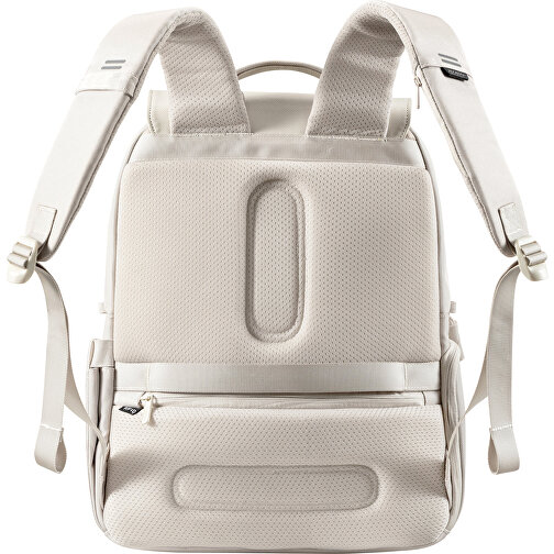 Soft Daypack , beige, PET - recycelt, 32,00cm x 41,50cm (Länge x Höhe), Bild 3