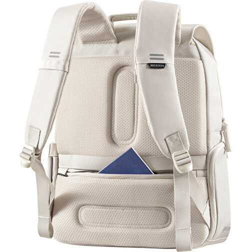 Soft Daypack , beige, PET - recycelt, 32,00cm x 41,50cm (Länge x Höhe), Bild 9