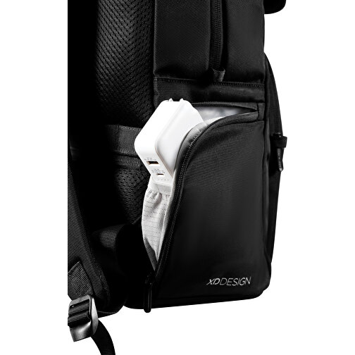 Soft Daypack , schwarz, PET - recycelt, 32,00cm x 41,50cm (Länge x Höhe), Bild 18