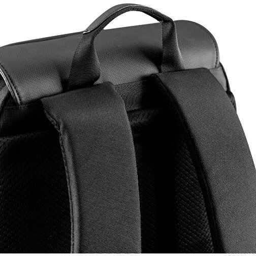 Soft Daypack , schwarz, PET - recycelt, 32,00cm x 41,50cm (Länge x Höhe), Bild 6