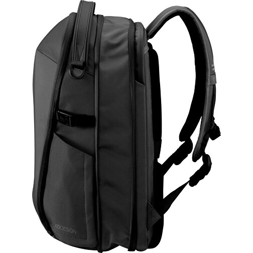 Bizz Rucksack , schwarz, PET - recycelt, 32,00cm x 18,00cm (Länge x Höhe), Bild 9