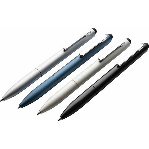 Kymi Stift Mit Stylus Aus RCS Recyceltem Aluminum , weiss, Recycelte Aluminiumlegierung, 12,90cm (Höhe), Bild 7